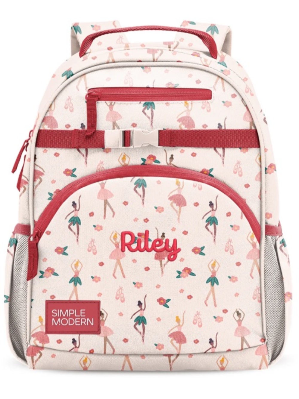 Riley Pink Ballerina Kids Backpack by Simple Modern